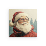 Photoboard / Hartschaum | Santa Claus - Zeitloses Porträt mit rotem Mantel und Brille