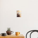 Acrylglas | Glanzvolle Tradition - Edle Christbaumkugel mit floralen Ornamenten