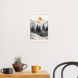 Poster ab 15 EUR | Morgendämmerung in Gold und Grau