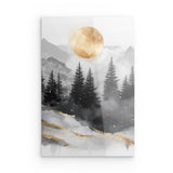 Acrylglas | Morgendämmerung in Gold und Grau