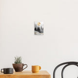 Acrylglas | Morgendämmerung in Gold und Grau