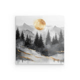 Acrylglas | Morgendämmerung in Gold und Grau