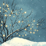 Poster | Hygge im Schnee - Skandinavische Winternacht