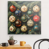 Photoboard / Hartschaum | Poesie der Ornamente - Weihnachtskugeln in festlicher Tradition