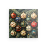 Acrylglas | Poesie der Ornamente - Weihnachtskugeln in festlicher Tradition