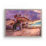 Photoboard (gerahmt) | Bilbao Museum - Glanz zwischen Nebel und Abendlicht