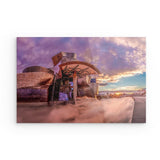 Acrylglas | Bilbao Museum - Glanz zwischen Nebel und Abendlicht