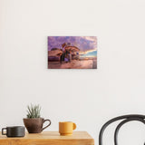 Acrylglas | Bilbao Museum - Glanz zwischen Nebel und Abendlicht