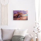 Acrylglas auf Alu-Dibond | Bilbao Museum - Glanz zwischen Nebel und Abendlicht