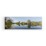 Leinwand - Stärke 2cm | Mülheim Ruhr Panorama Wandbild - ruhig und zeitlos