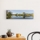 Leinwand - Stärke 2cm | Mülheim Ruhr Panorama Wandbild - ruhig und zeitlos