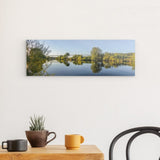 Photoboard / Hartschaum | Mülheim Ruhr Panorama Wandbild - ruhig und zeitlos
