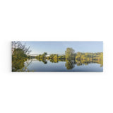 Alu Dibond (matt) | Mülheim Ruhr Panorama Wandbild - ruhig und zeitlos