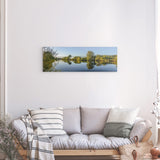 Alu Dibond (matt) | Mülheim Ruhr Panorama Wandbild - ruhig und zeitlos