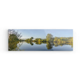 Acrylglas auf Alu-Dibond | Mülheim Ruhr Panorama Wandbild - ruhig und zeitlos