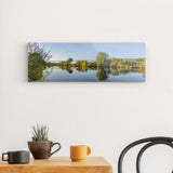 Acrylglas auf Alu-Dibond | Mülheim Ruhr Panorama Wandbild - ruhig und zeitlos