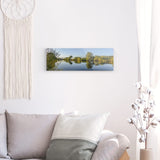 Acrylglas auf Alu-Dibond | Mülheim Ruhr Panorama Wandbild - ruhig und zeitlos
