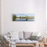 Acrylglas auf Alu-Dibond | Mülheim Ruhr Panorama Wandbild - ruhig und zeitlos