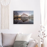 Photoboard / Hartschaum | Schloss Strünkede Herne Wandbild - ruhig und zeitlos