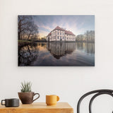 Photoboard / Hartschaum | Schloss Strünkede Herne Wandbild - ruhig und zeitlos
