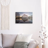Photoboard / Hartschaum | Schloss Strünkede Herne Wandbild - ruhig und zeitlos