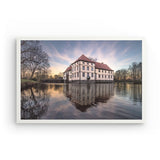 Photoboard (gerahmt) | Schloss Strünkede Herne Wandbild - ruhig und zeitlos