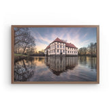 Photoboard (gerahmt) | Schloss Strünkede Herne Wandbild - ruhig und zeitlos