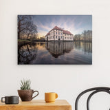 Alu Dibond (matt) | Schloss Strünkede Herne Wandbild - ruhig und zeitlos