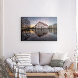 Alu Dibond (matt) | Schloss Strünkede Herne Wandbild - ruhig und zeitlos