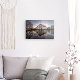 Acrylglas auf Alu-Dibond | Schloss Strünkede Herne Wandbild - ruhig und zeitlos