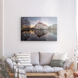 Acrylglas auf Alu-Dibond | Schloss Strünkede Herne Wandbild - ruhig und zeitlos