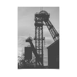 Poster ab 15 EUR | Fördertürme Ruhrgebiet Wandbild - klassisch und ruhig