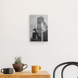 Leinwand - Stärke 2cm | Fördertürme Ruhrgebiet Wandbild - klassisch und ruhig
