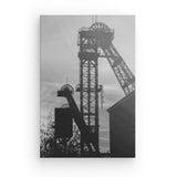 Leinwand - Stärke 2cm | Fördertürme Ruhrgebiet Wandbild - klassisch und ruhig