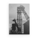 Photoboard / Hartschaum | Fördertürme Ruhrgebiet Wandbild - klassisch und ruhig