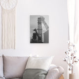 Acrylglas | Fördertürme Ruhrgebiet Wandbild - klassisch und ruhig