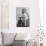 Acrylglas | Fördertürme Ruhrgebiet Wandbild - klassisch und ruhig