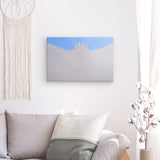 Leinwand - Stärke 2cm | Berlin Tempodrom Architektur Wandbild - ruhig und klar