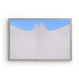 Photoboard (gerahmt) | Berlin Tempodrom Architektur Wandbild - ruhig und klar