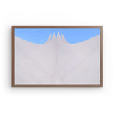 Photoboard (gerahmt) | Berlin Tempodrom Architektur Wandbild - ruhig und klar