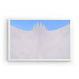 Photoboard (gerahmt) | Berlin Tempodrom Architektur Wandbild - ruhig und klar
