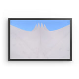 Photoboard (gerahmt) | Berlin Tempodrom Architektur Wandbild - ruhig und klar