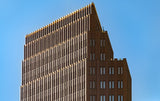 Poster (gerahmt) | Berlin Hochhaus Architektur Wandbild - ruhig und klar