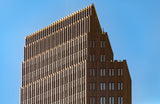Poster (gerahmt) | Berlin Hochhaus Architektur Wandbild - ruhig und klar