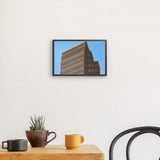 Photoboard (gerahmt) | Berlin Hochhaus Architektur Wandbild - ruhig und klar