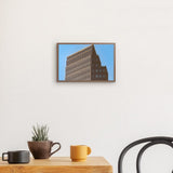 Photoboard (gerahmt) | Berlin Hochhaus Architektur Wandbild - ruhig und klar