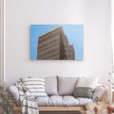 Acrylglas auf Alu-Dibond | Berlin Hochhaus Architektur Wandbild - ruhig und klar
