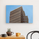 Acrylglas auf Alu-Dibond | Berlin Hochhaus Architektur Wandbild - ruhig und klar