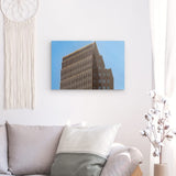 Acrylglas auf Alu-Dibond | Berlin Hochhaus Architektur Wandbild - ruhig und klar