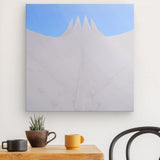 Leinwand - Stärke 2cm | Berlin Tempodrom Architektur Wandbild - ruhig und klar